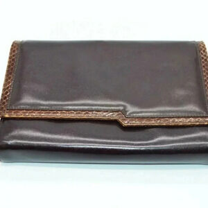 Jay Herbert Brown Leather Snake Animal Skin Print